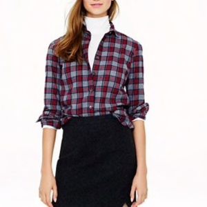 J. Crew Classic Fit Boy Flannel